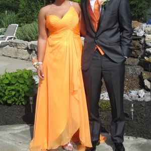 Mac Duggal Boutique Prom Dress- Orange